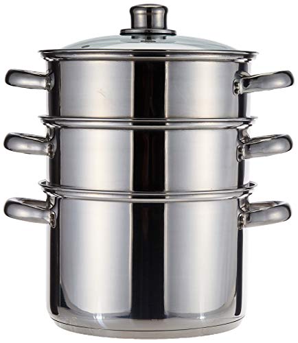 KitchenCraft Zestaw 3 garnków, parowar/garnek do zupy, 3-stopniowy, z - obrazek 7