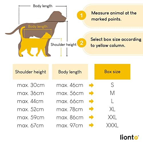 lionto Składany transporter dla psa do podróży i samochodu, 60x42x44 c - obrazek 2