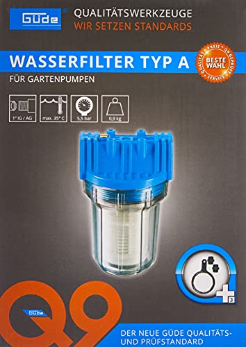 Güde Typ A 94460 Filtr Wody, Wielokolorowy, 1 szt. - obrazek 3