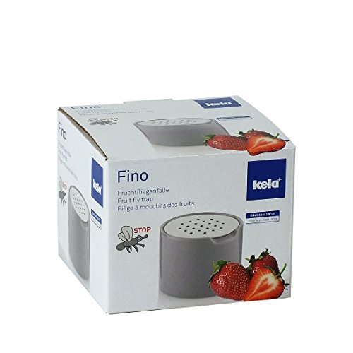 Kela 11901 Pułapka na muchy owocowe, pojemnik ceramiczny, pokrywka ze - obrazek 3