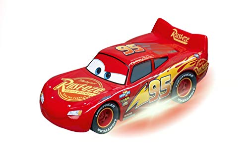 Carrera 20062477 GO!!! Disney Pixar Cars Neon Lights Rennstrecken-Set | 5,3m elektrische Carrerabahn mit Lightning McQueen & Jackson Storm | mit 2 Handreglern & Streckenteilen | Ab 6 Jahren - obrazek 3