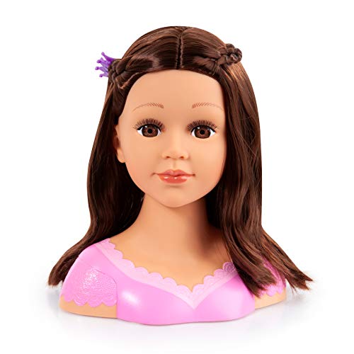 Bayer Design 90088AK Głowa do stylizacji dla dzieci, lalka do stylizac - obrazek 10