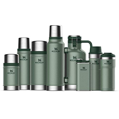 Stanley Classic Legendary Thermosflasche 1.9L Hammertone Green - Edelstahl Thermoskanne - BPA-frei - Thermos Hält 45 Stunden Heiß - Deckel Fungiert Auch als Trinkbecher - Spülmaschinenfest - obrazek 4