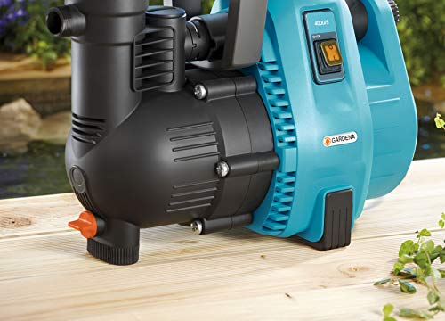 Gardena Comfort Gartenpumpe 4000/5: Bewässerungspumpe mit Fördermenge bis zu 4.000 l/h, integrierter Filter, geräuscharm, hohe Leistungsfähigkeit, Garten Zubehör für Wasserkreislauf (1732-20) - obrazek 8