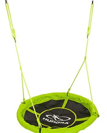 Hudora 72156 Huśtawka w Kształcie Gniazda, Zielona, Nośność do 100 kg