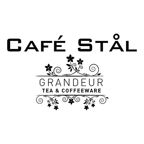 Grunwerg Café Stål Grandeur Doppelwandige Teekanne mit Siebeinsatz aus 18/10 Edelstahl – 35 oz / 1,0 L - obrazek 2