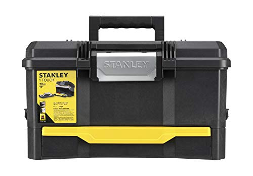 Stanley Werkzeugkiste leer aus Kunststoff 1-70-316 – Werkzeugkoffer mit integrierter Schublade für Kleinteile – Maße: 48.1 x 27.9 x 28.7 cm - obrazek 7