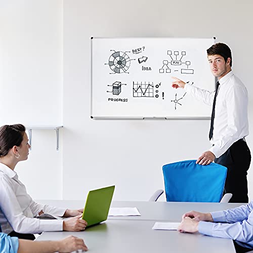 Amazon Basics Magnetyczna tablica, suchościeralna, z aluminiową ramą i - obrazek 8
