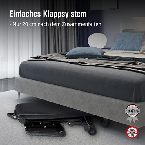 Ultrasport Universal-Hantelbank, Trainingsbank klappbar und belastbar bis 500 kg, vielseitig zuhause einsetzbar als Fitnessbank oder Bauchmuskeltrainer und bei Nichtgebrauch schmal zusammenklappbar - obrazek 3