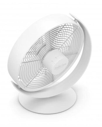 Stadler Form Tischventilator Tim, kühlt leise mit stufenlosem Drehzahlregler, mit USB-Anschluss, ideal für Schlafzimmer und Büro, weiss