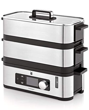 Wmf 415090011 Parowar, Czarny/Srebrny, 30L