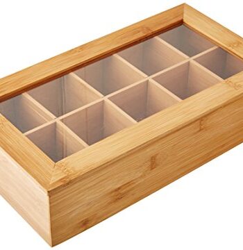 Kesper Teedose, Bambus, braun, 36 x 9 x 20 cm