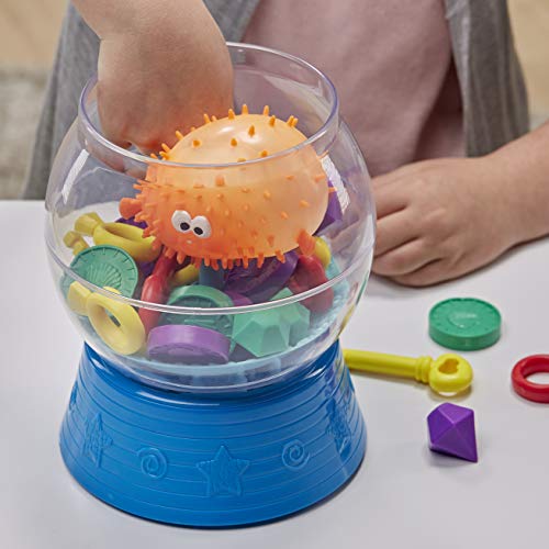 Hasbro Spiele E3255100 Fischen und Entwischen, lustiges Kinderspiel, Mehrfarbig - obrazek 4