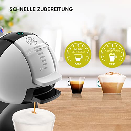 Krups KP123B Dolce Gusto Maschine Mini Me | Kaffeekapselmaschine | über 30 verschiedene Getränke vollautomatisch | Heiß- und Kaltfunktion | 1500 Watt | Artic-Grey/schwarz - obrazek 7