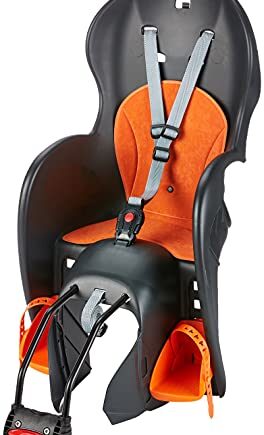 Prophete Uniseks - Dzieci 5 Fotelik Rowerowy, Szary/Pomarańczowy