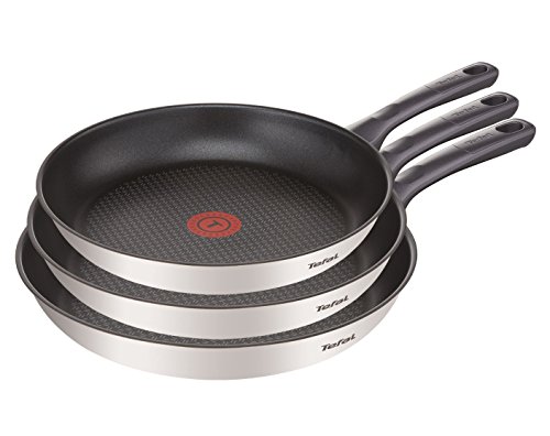 Tefal Daily Cook Antihaft-Pfanne aus Edelstahl Juego de 3 sartenes Schwarz - obrazek 10