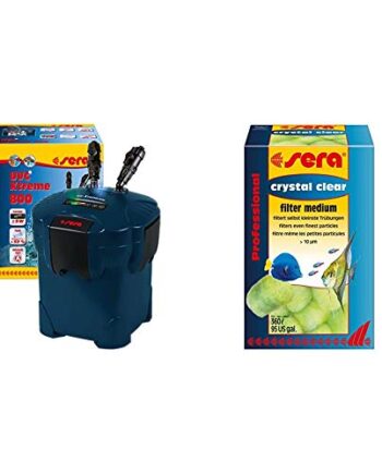 sera UVC-Xtreme 800 & Crystal Clear 12 Filterbälle (formstabil & mehrfach auswaschbar) die Innovative, patentierte 3D-Faserstruktur entfernt kleinste Trübungen ab 10µm, nach kurzer Zeit