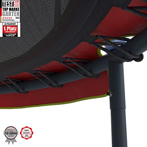 Ultrasport dziecięca trampolina wewnętrzna Jumper 140 cm, do zabawy i - obrazek 5