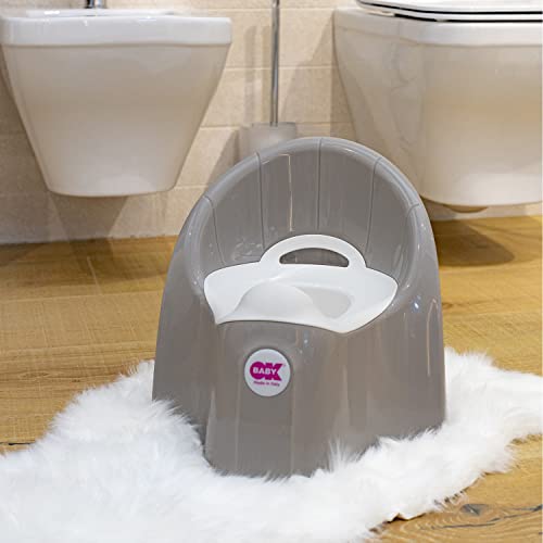 OK Baby N38912035X Pasha - das futuristische Töpfchen für entspannte Geschäfte, hellgrau - obrazek 4