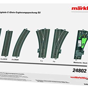 Märklin 24802 - Digitale C-Gleis-Ergänzungspackung D2, Spur H0