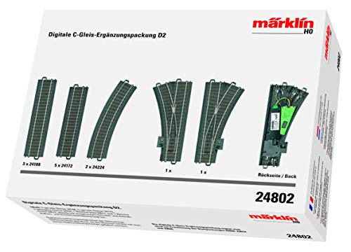 Märklin 24802 - Digitale C-Gleis-Ergänzungspackung D2, Spur H0