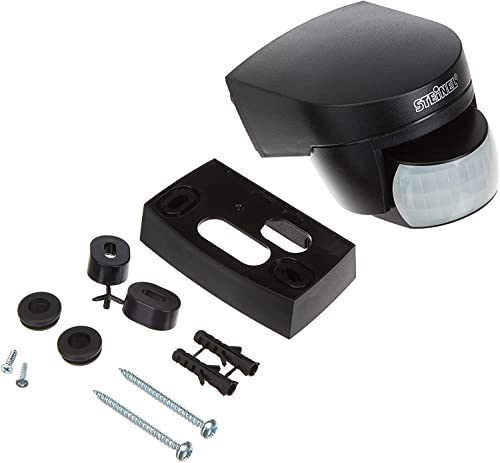 Steinel Bewegungsmelder IS 140-2 schwarz, 140° Bewegungsensor, 14 m Reichweite, Aufputz und Unterputz, Innen und Außen - obrazek 3