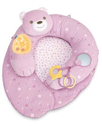 Chicco 00009829100000 Cojín/Alfombra de juego evolutiva Con Luces y sonidos, Rosa Spielteppich mit Lichtern und Geräuschen, mediano