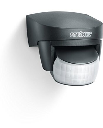 Steinel Bewegungsmelder IS 140-2 schwarz, 140° Bewegungsensor, 14 m Reichweite, Aufputz und Unterputz, Innen und Außen