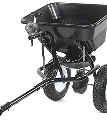 Schleuderstreuer Anhängestreuer mit Zuglasche für Rasentraktoren