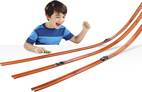 Hot Wheels GGP93 - Track Builder Stunt Box, Spielzeug Autorennbahn, Kinderspielzeug-Geschenkset für Kinder im Alter von 6-12 Jahren & FTL69 - Auto und Mega Track Pack - obrazek 3