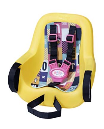 BABY born 830048 Fahrradsitz für 43cm Puppe - wird am Lenker befestigt - leicht für Kleine Hände, Kreatives Spiel fördert Empathie & Soziale Fähigkeiten, für Kleinkinder ab 3 Jahren