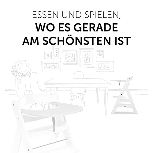 Hauck taca na zacisk do wysokiego drewnianego krzesełka Alpha+ Beta+ s - obrazek 3