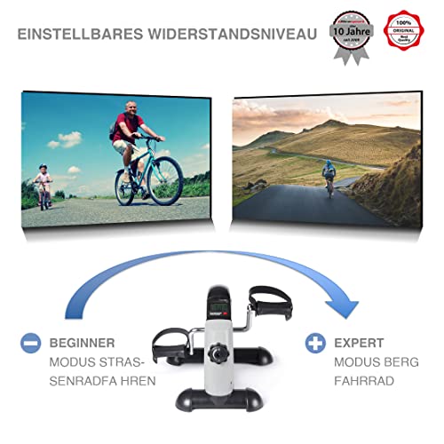 Ultrasport Mini Bike, Arm- und Beintrainer, Heimtrainer, Mini Bike, Bewegungstrainer, US Mini Bike 100, ideal für Senioren, leise und wartungsfrei, Max. Benutzergewicht Heimtrainer: Bis zu 100 kg - obrazek 5