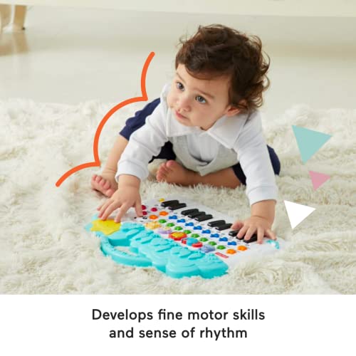 Fisher Price Tierklavier - Interaktives Spielzeug - Tierstimmen - Kinderliedjes - Musikinstrument - Spielzeug für Kinder ab 1 Jahr - obrazek 3