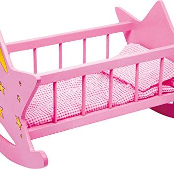 Legler Łóżeczko dla lalek "Star" dla dzieci w wieku od 3 lat