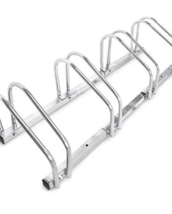 Relaxdays Stojak rowerowy, na 4 rowery, montaż na podłodze i ścianie,