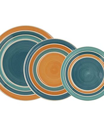 QUID Aire Geschirr, Steingut, 18 Teile, 6 Personen