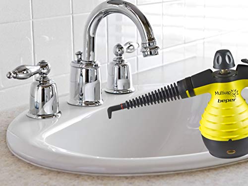 BEPER P202VAL001 Dampfreiniger Reinigungs-und Desinfektionsbesen 10in1, Ideal für mehrere Oberflächen Weiss Media - obrazek 4