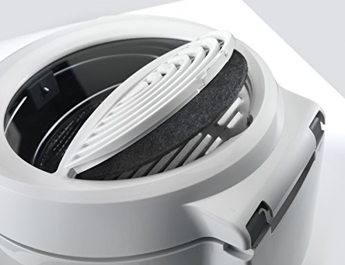 De'Longhi RotoFry F38436.W Roto-Fritteuse, 1,2 kg Fassungsvermögen, Easy Clean System, Antihaftbeschichtung, herausnehmbarer Frittierbehälter, Ölablauffunktion, 1800 Watt, Weiß - obrazek 4