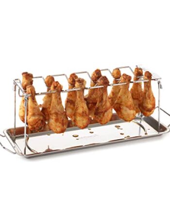 barbecook Hähnchenschenkel-Halter für 12 Schenkel Mit Auffangschale, universell