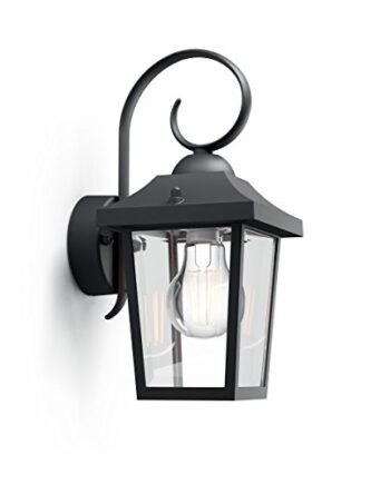 Philips Buzzard Kinkiet Ogrodowy, Czarny, 17.50 x 13.00 x 29.00 cm