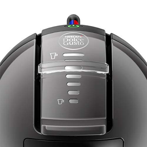 Krups KP123B Dolce Gusto Maschine Mini Me | Kaffeekapselmaschine | über 30 verschiedene Getränke vollautomatisch | Heiß- und Kaltfunktion | 1500 Watt | Artic-Grey/schwarz - obrazek 3