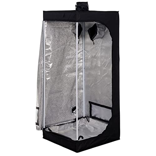 Bramble - Großer Hydroponik Growzelt, Isoliertes Zuchtzelt Growbox, 140x61x61cm - Robuster Reißverschluss, Stabil & Einfach Aufzubauen - obrazek 3