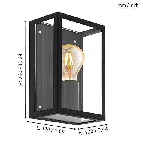 EGLO Lampa ścienna zewnętrzna ALAMONTE 1, lampa zewnętrzna, stal ocynk - obrazek 3