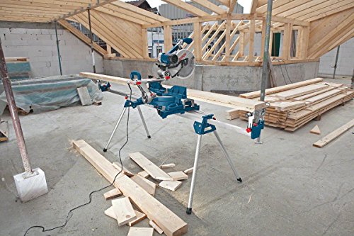 Bosch Professional Arbeitstisch für Kapp- und Gehrungssägen GTA 3800 (inkl. Maschinenhalter, Schraubschlüssel, Werkstückauflagen) - obrazek 5