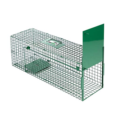 Maxx - Lebendfalle Rattenfalle - Maderfalle Falle Kastenfalle lebend Käfigfalle Tierfalle Mausefalle - für Maus, Ratte, Nagetiere - 75x25x30cm