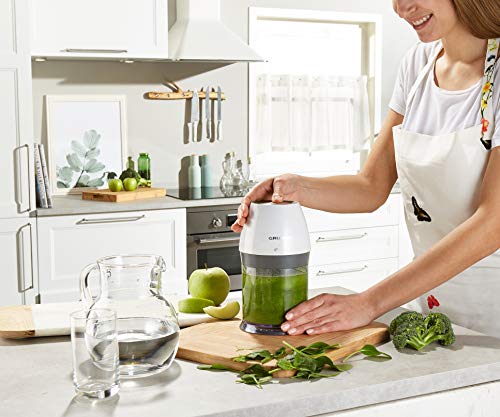 Grundig CH 6280 w Kompakt Multi-Zerkleinerer (450 Watt), weiß, 24 cm l x 15 cm w x 15 cm h - obrazek 4