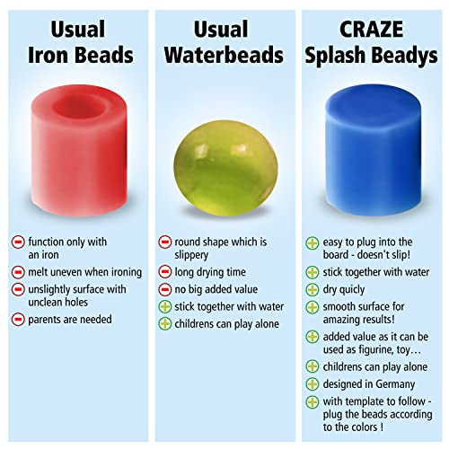 Craze Splash BEADYS Koraliki do prasowania dla dzieci, nietoksyczne, z - obrazek 5