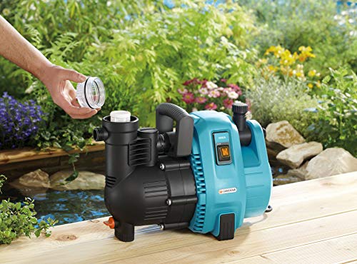 Gardena Comfort Gartenpumpe 4000/5: Bewässerungspumpe mit Fördermenge bis zu 4.000 l/h, integrierter Filter, geräuscharm, hohe Leistungsfähigkeit, Garten Zubehör für Wasserkreislauf (1732-20) - obrazek 6