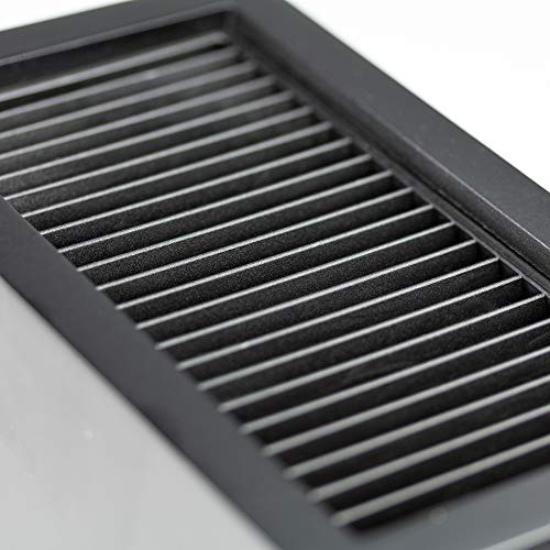 Rockingham Forge KB-5633BK, Kunststoff, Mattes Schwarz, 18.5 x 10.5 x 22.5 cm, aufrecht, Leeres Messerblock, Plastik, Mattschwarz-Rechteckiger - obrazek 5